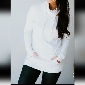 Off White Lily & Lottie Cowl Sweatshirt